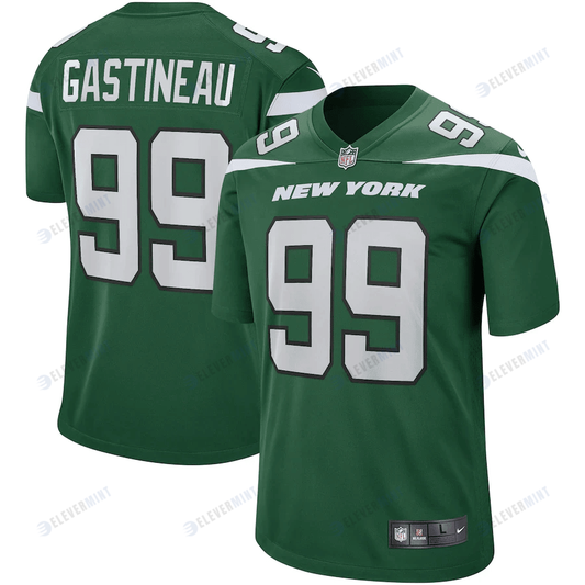 Mark Gastineau 99 New York Jets Game Retired Player Jersey - Gotham Green