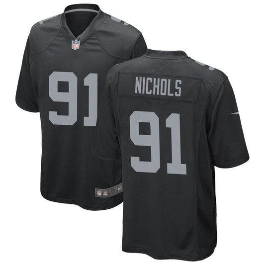 Bilal Nichols Las Vegas Raiders Nike Game Jersey - Black