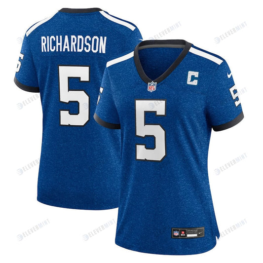 Anthony Richardson 5 Indianapolis Colts Indiana Nights Alternate Game Women Jersey - Royal