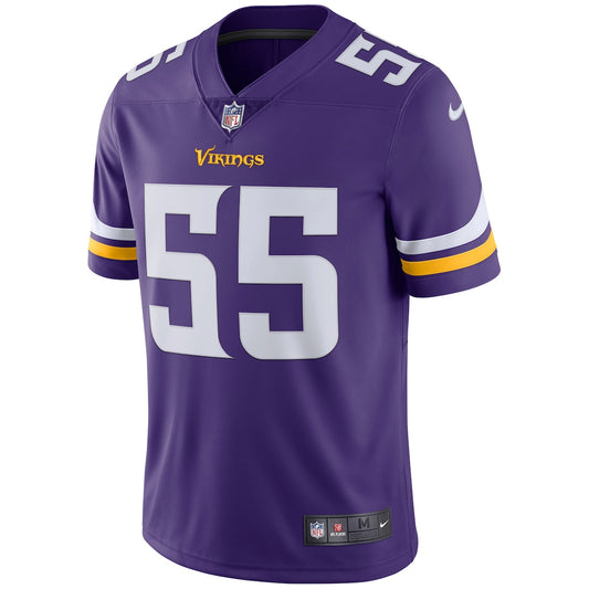 Men's Anthony Barr Nike Vikings Vapor Untouchable Limited Jersey - Purple