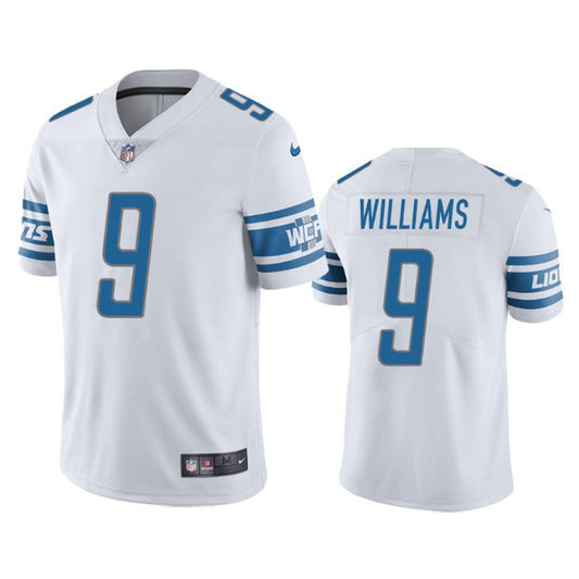 Men's Detroit Lions Jameson Williams Vapor Jersey - White