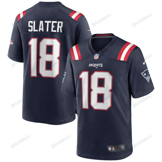 Matthew Slater 18 New England Patriots Men Game Jersey - Navy