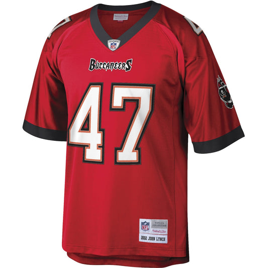 Men's John Lynch Mitchell & Ness Buccaneers 2002 Legacy Retired Jersey - Red