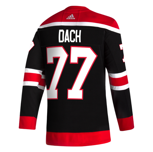 Men's Chicago Blackhawks Kirby Dach adidas Black Reverse Retro Premium Twill Authentic Team Jersey