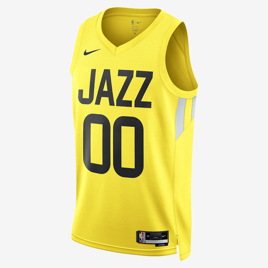 Utah Jazz Icon Edition 2022/23 Nike Dri-FIT NBA Swingman Jersey - Yellow Strike