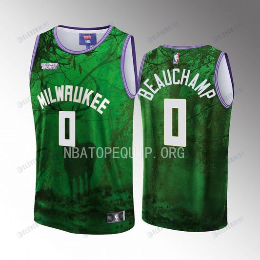 MarJon Beauchamp 0 Milwaukee Bucks NBA & KidSuper Studios Unisex Hometown Jersey