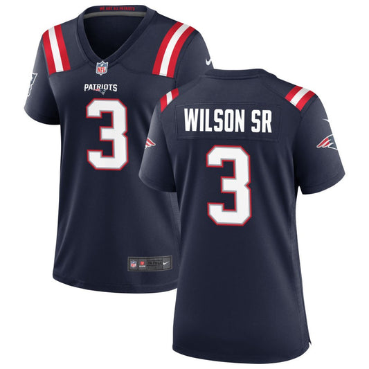 Mack Wilson Sr New England Patriots Nike Women's Game Jersey - Navy