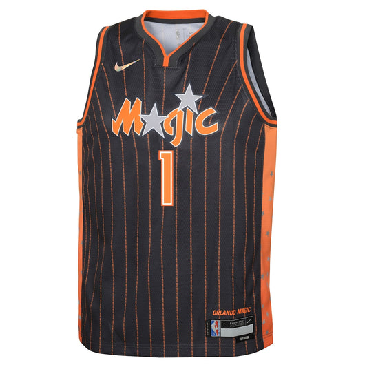 Boys' Grade School Jonathan Isaac Nike Magic 2021/22 Swingman Jersey City Edition - Grey