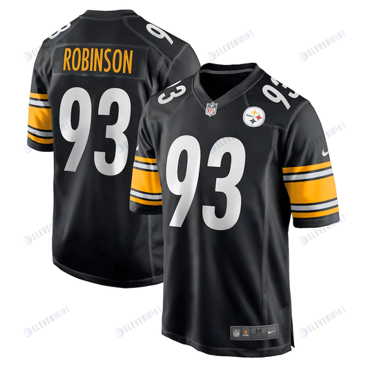 Mark Robinson Pittsburgh Steelers Game Player Jersey - Black