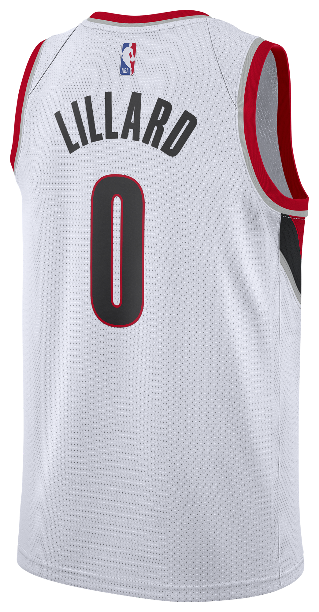 Men's Lillard Damian Nike Trailblazers Swingman Jersey - White