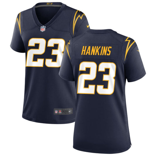 Matt Hankins Los Angeles Chargers Nike Women's Alternate Game Jersey - Navy