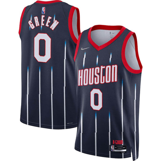 Men's Houston Rockets Jalen Green Jersey City Edition - Navy