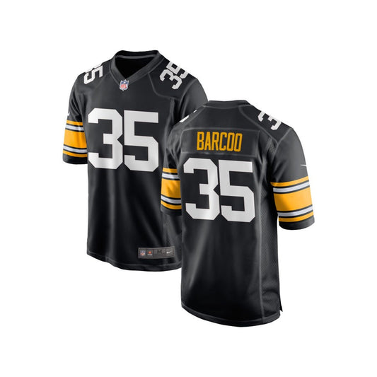 Luq Barcoo Pittsburgh Steelers Nike Youth Alternate Game Jersey - Black