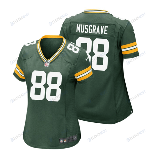 Luke Musgrave 88 Green Bay Packers Women Home Game Jersey - Green