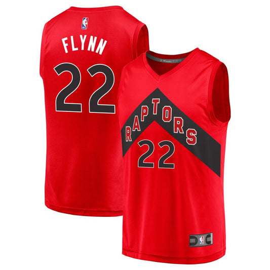 Malachi Flynn Toronto Raptors Fanatics Branded 2020 Fast Break Replica Jersey - Icon Edition - Red