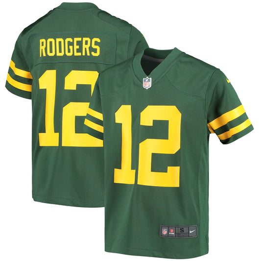 Aaron Rodgers Green Bay Packers Nike Youth Game Jersey - Green