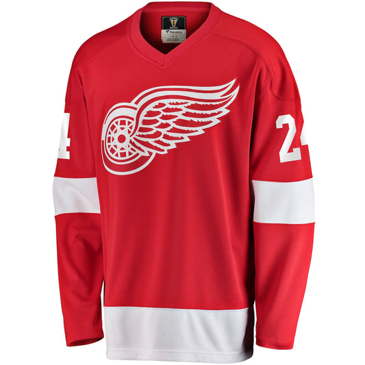 Men's Bob Probert Fanatics Red Wings Premier Breakaway Retired Jersey - Red