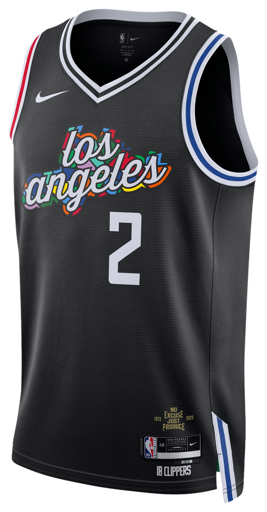 Men's Leonard Kawhi Nike Clippers Swingman Jersey - Black