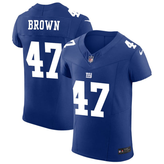 Cam Brown New York Giants Nike Vapor F.U.S.E. Elite Jersey - Royal