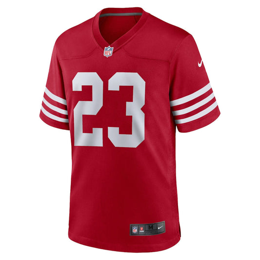 Boys' Grade School Christian McCaffrey Nike 49ers Game Jersey - Red