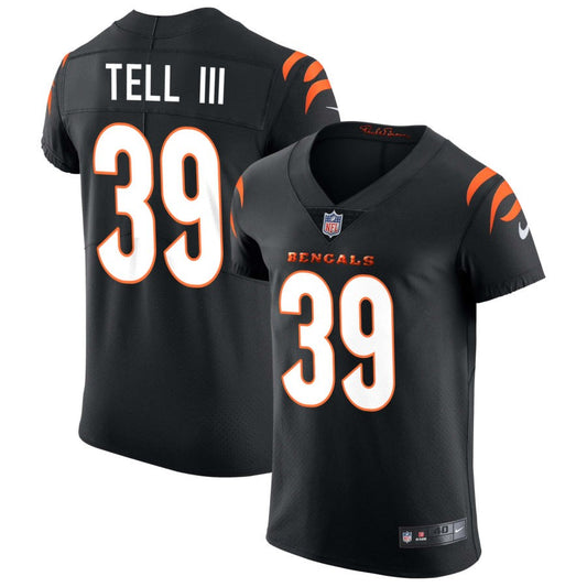 Marvell Tell III Cincinnati Bengals Nike Vapor Elite Jersey - Black