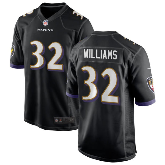 Marcus Williams Baltimore Ravens Nike Alternate Game Jersey - Black