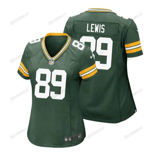 Marcedes Lewis 89 Green Bay Packers Women Home Game Jersey - Green