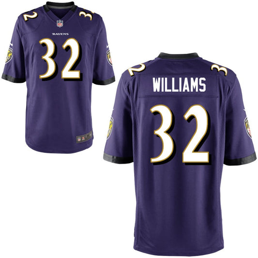 Marcus Williams Baltimore Ravens Nike Youth Game Jersey - Purple