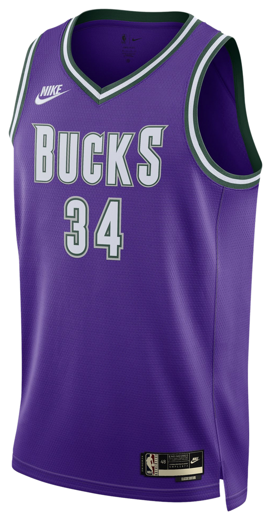 Men's Antetokounmpo Giannis Nike Bucks Swingman Jersey - Purple