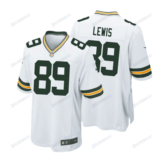 Marcedes Lewis 89 Green Bay Packers Men Away Game Jersey - White