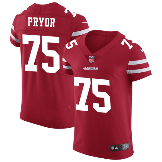 Matt Pryor San Francisco 49ers Nike Vapor Untouchable Elite Jersey - Scarlet