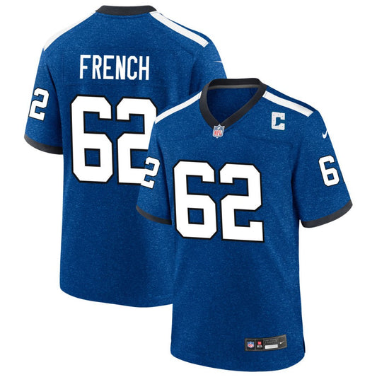 Wesley French  Indiana Nights Indianapolis Colts Nike Alternate Game Jersey - Blue