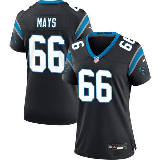 Cade Mays Carolina Panthers Nike Women's Game Jersey - Black