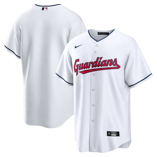 Men's Cleveland Guardians White Home Replica Jersey