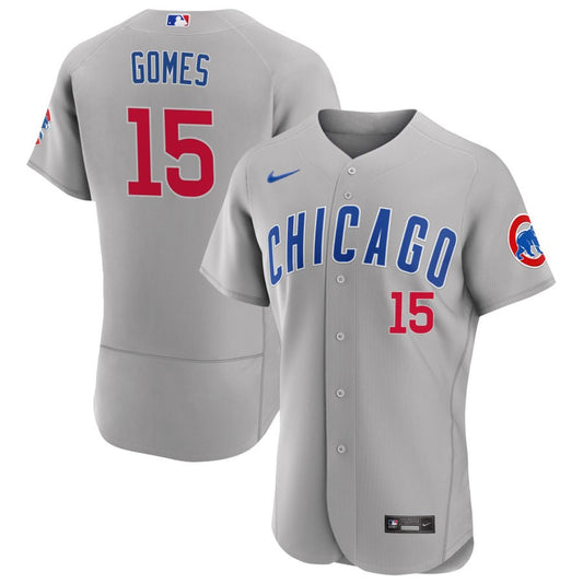 Yan Gomes Chicago Cubs Nike Road Authentic Jersey - Gray