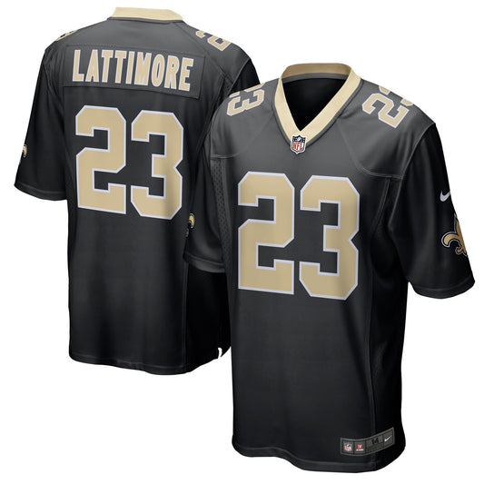 Marshon Lattimore New Orleans Saints Nike Game Player Jersey - Black