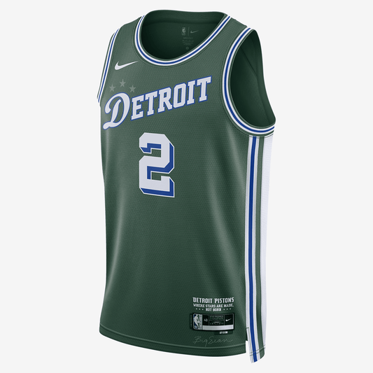 Cade Cunningham Detroit Pistons City Edition Nike Dri-FIT NBA Swingman Jersey - Noble Green/White