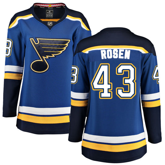 Calle Rosen St. Louis Blues Fanatics Branded Women's Home Breakaway Jersey - Blue