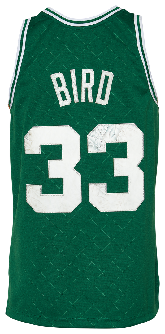 Men's Bird Larry Mitchell & Ness Celtics 75th Anniversary Jersey - Green