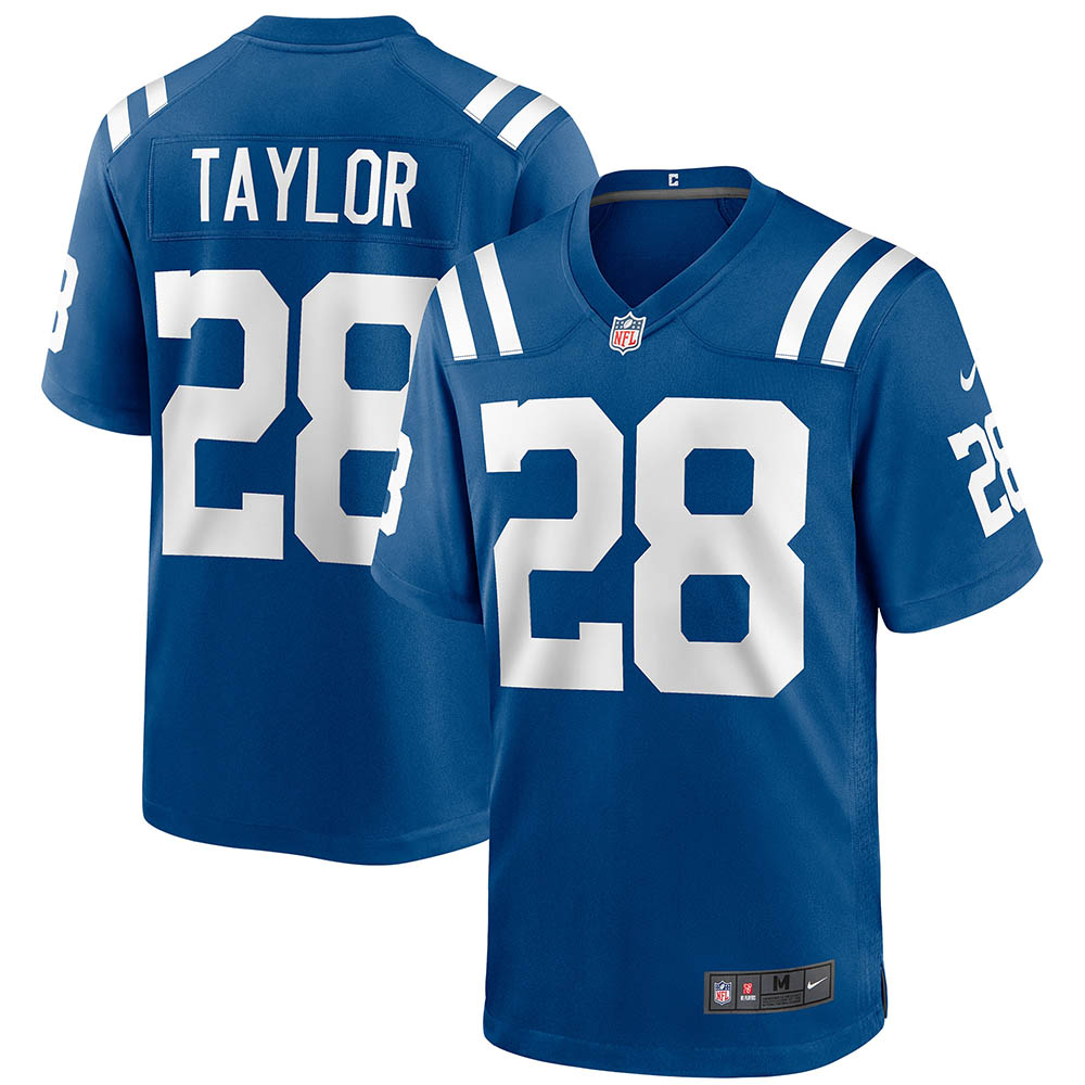 Men's Indianapolis Colts Jonathan Taylor Game Jersey Royal