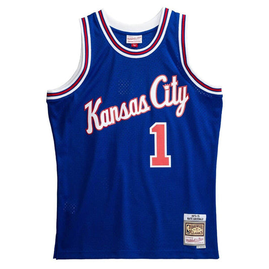 Men's Kansas City Kings Nate Archibald 1975-76 Royal Mitchell & Ness NBA Men's Hardwood Classic Swingman Jersey