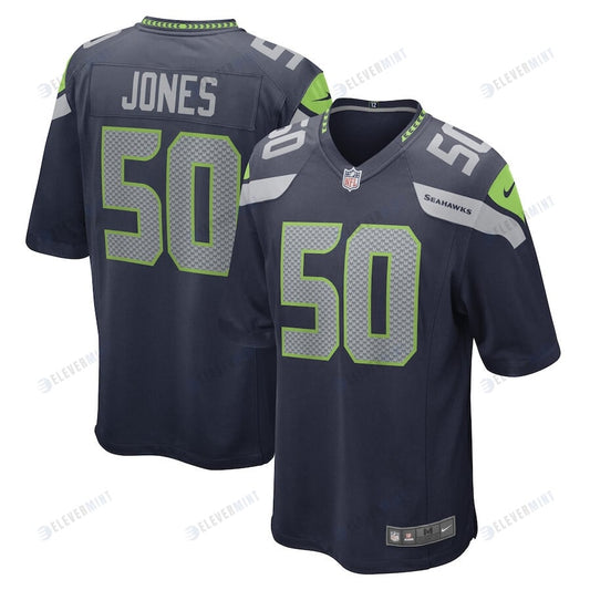 Vi Jones Seattle Seahawks Game Player Jersey - College Navy