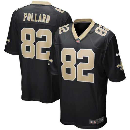 Bob Pollard New Orleans Saints Nike Game Retired Player Jersey - Black