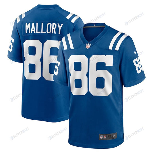 Will Mallory 86 Indianapolis Colts Men Team Game Jersey - Royal