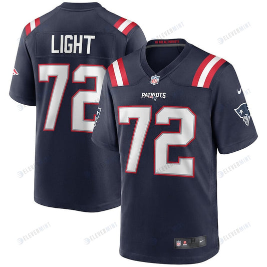 Matt Light 72 New England Patriots Men Game Retired Player Jersey - Navy