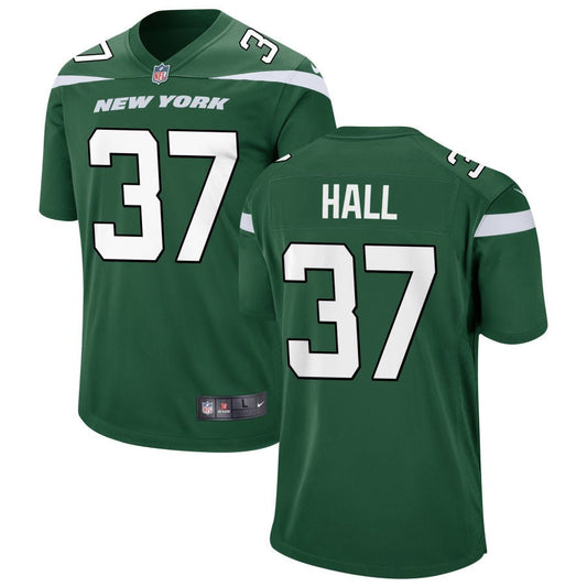 Bryce Hall New York Jets Nike Youth Game Jersey - Gotham Green