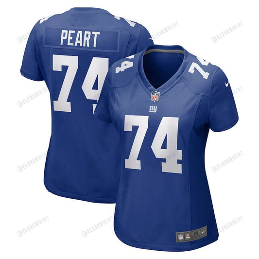 Matt Peart 74 New York Giants Women Game Jersey - Royal