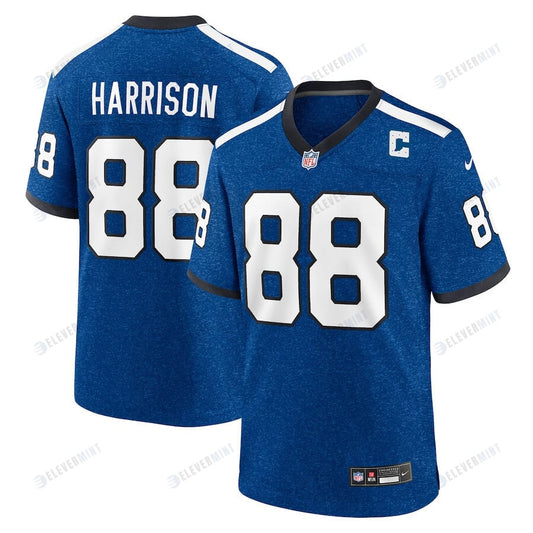 Marvin Harrison 88 Indianapolis Colts Indiana Nights Alternate Game Men Jersey - Royal