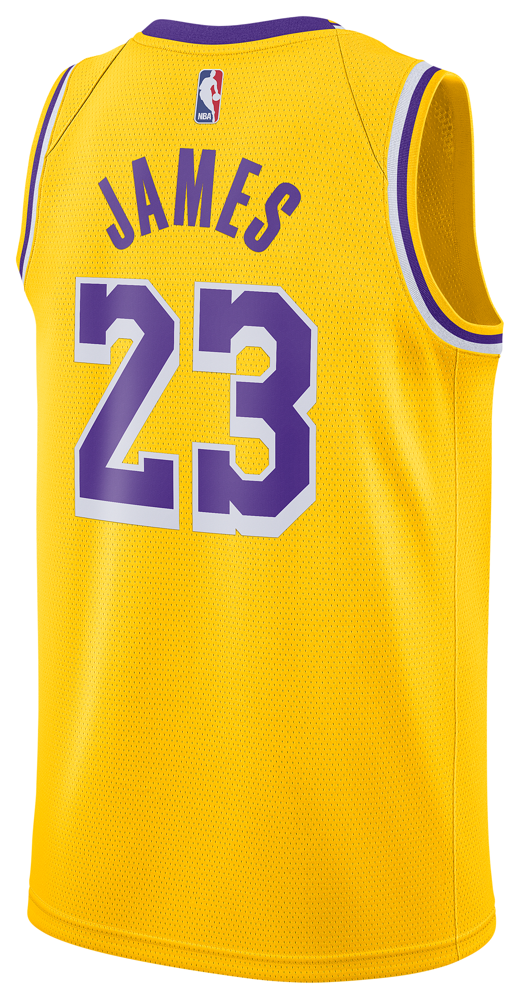 Men's James Lebron Nike Lakers Swingman Jersey - Yellow