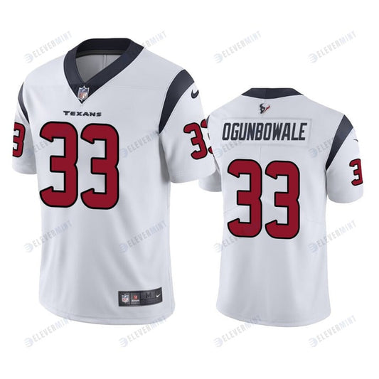 Men's JerseyHouston Texans Dare Ogunbowale 33 White Vapor Limited Jersey - Men's